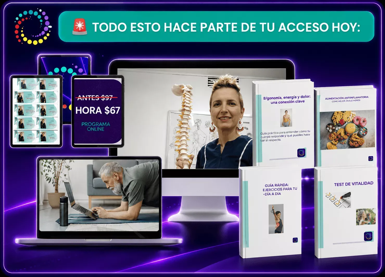Contenido del programa Cerebro Feliz, Espalda Feliz
